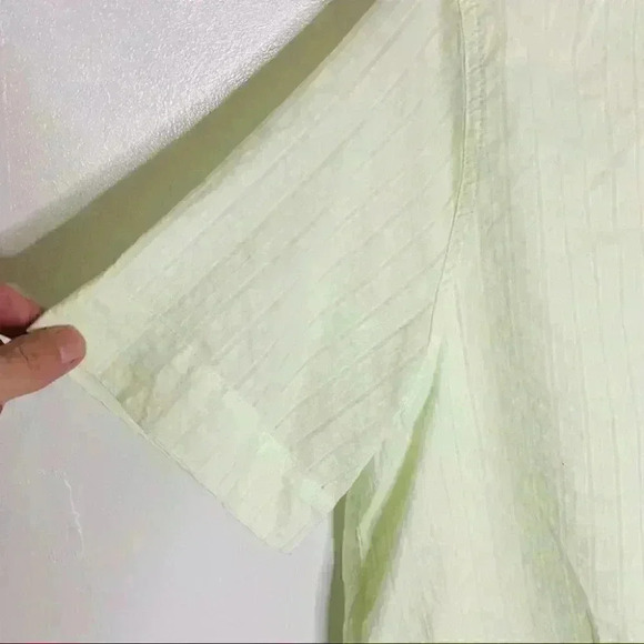 NWT Rag and Bone Kristine Faux Wrap High Lo Semi Sheer Striped Blouse - Picture 4 of 7